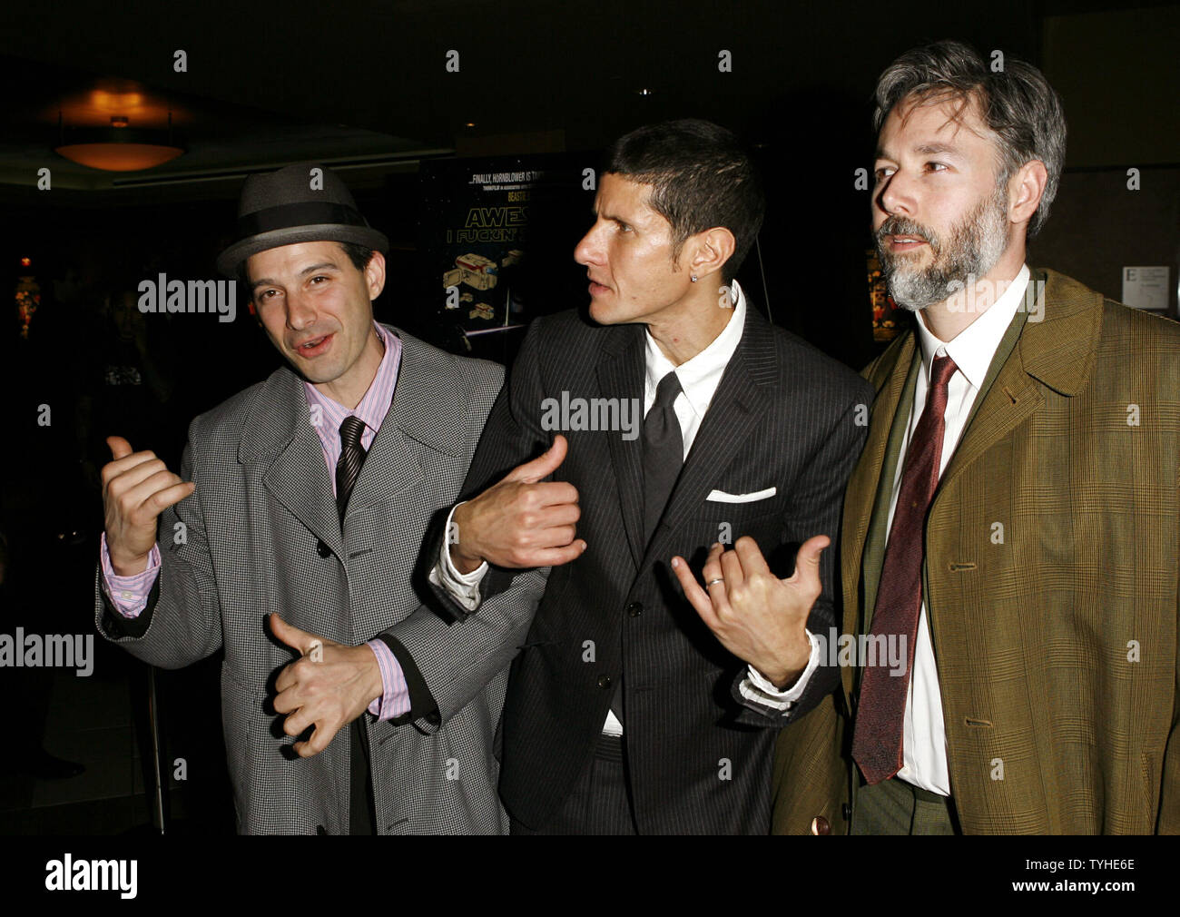 The Beastie Boys (LR) Adrock (Adam Horovitz), Mike D (Michael Diamond