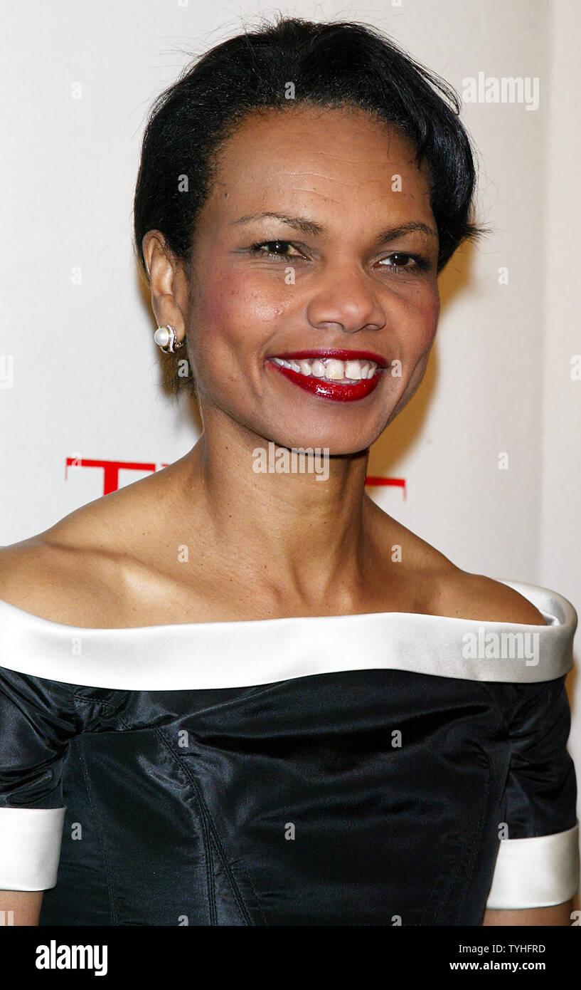 Secretary of State Condoleezza Rice arrives at the Time 100 Gala for ...