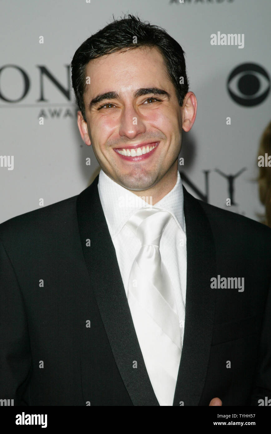 John Lloyd Young arrives for the 60th Annual Tony Awards at Radio City Music Hall in New York on