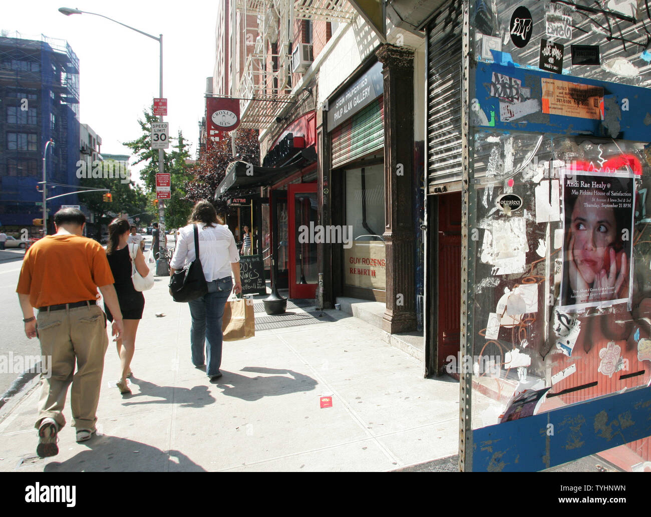 Gentrification of lower east side hires stock photography and images