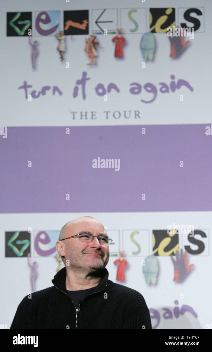 Phil Collins Singer For The Progressive Rock Group Genesis Meets