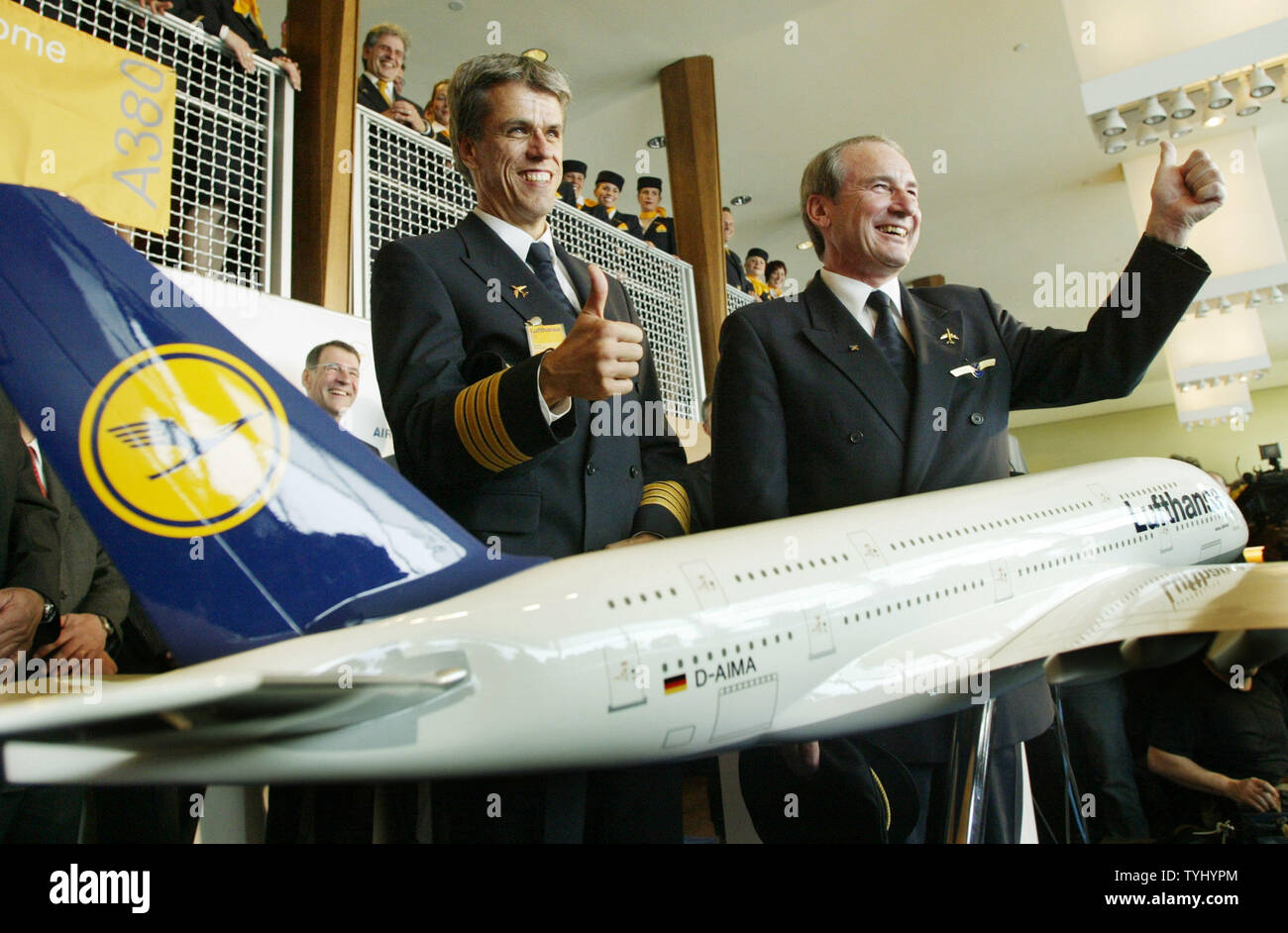 First Airbus A380 In Lufthansa High Resolution Stock Photography And Images Alamy