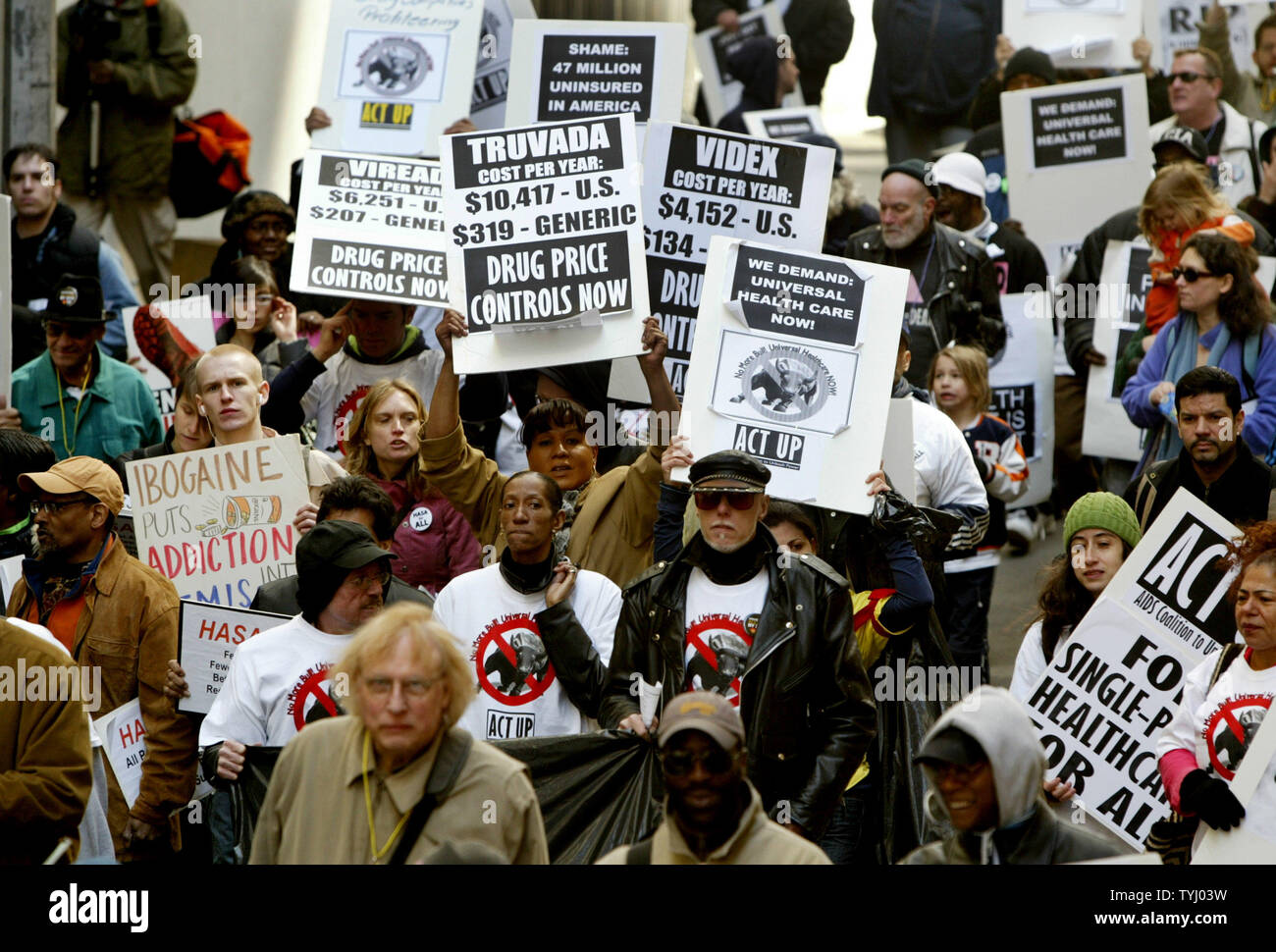 Act up aids protest hi-res stock photography and images - Alamy