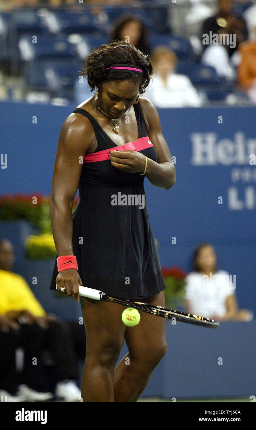 Serena Williams Has Wardrobe Issues During Her Second Set Against