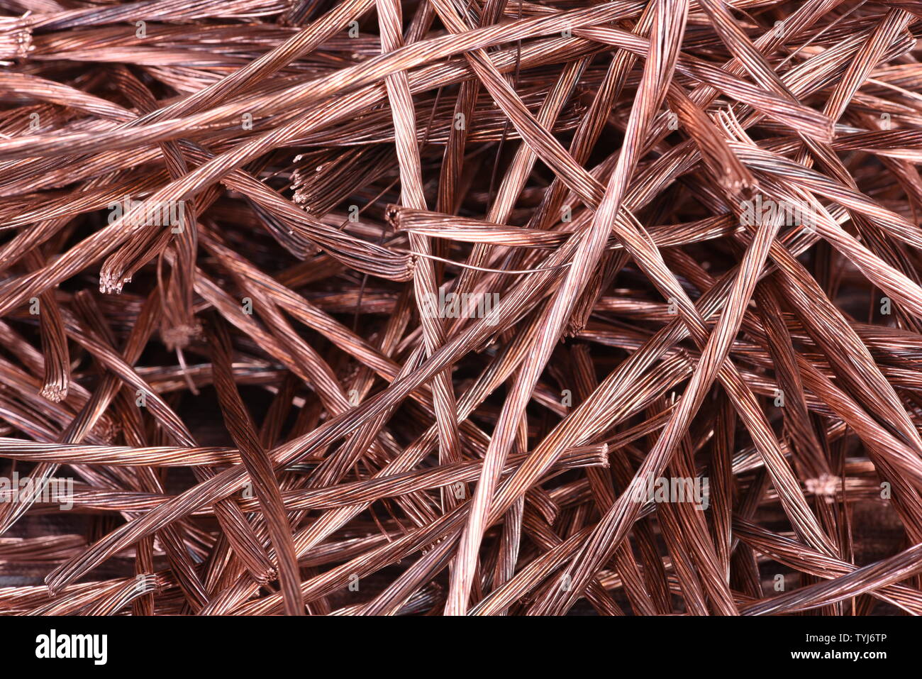 Scrap copper wire for recycling Stock Photo Alamy