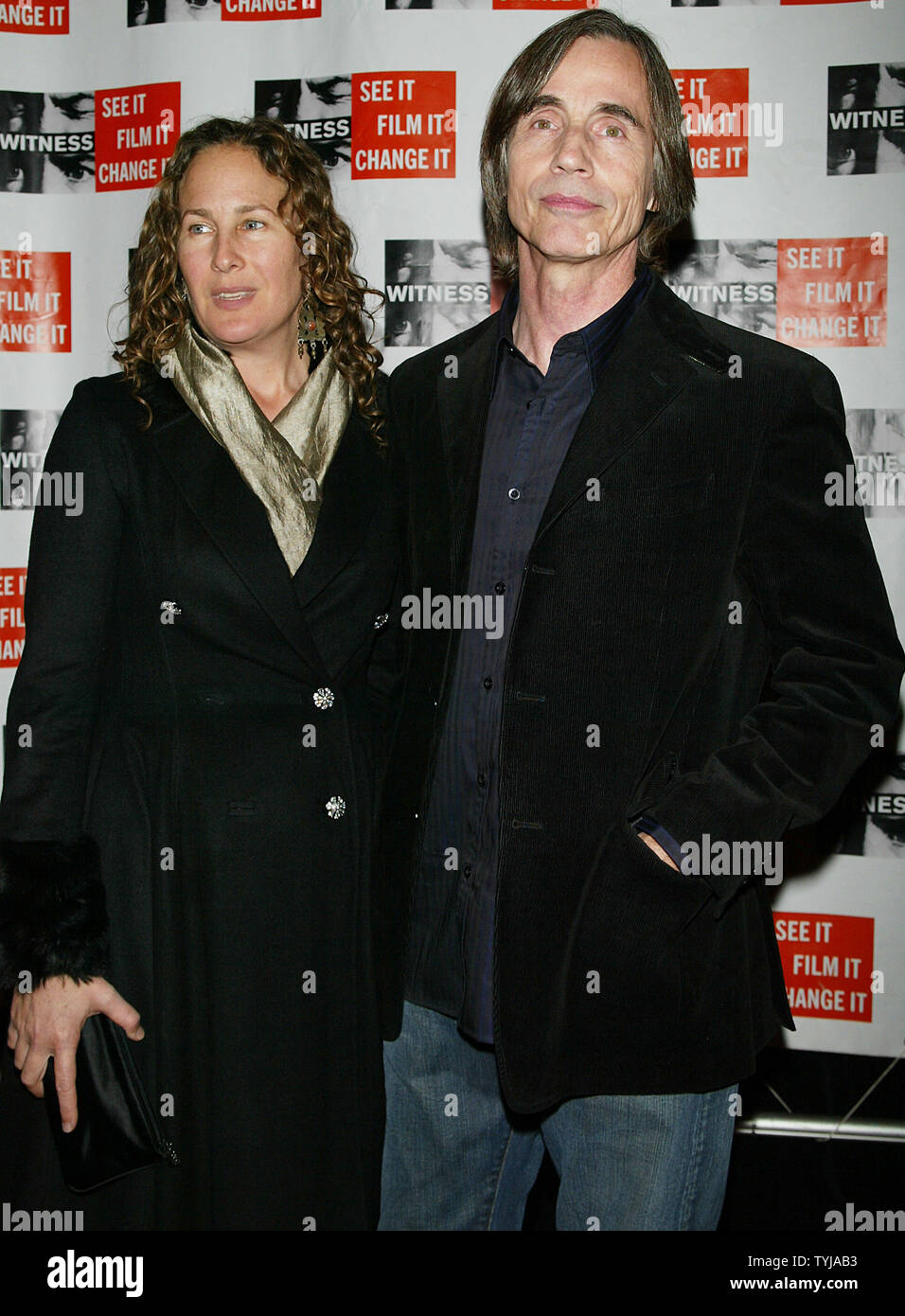 Jackson Browne and wife arrive for the Focus For Change Benefit Dinner