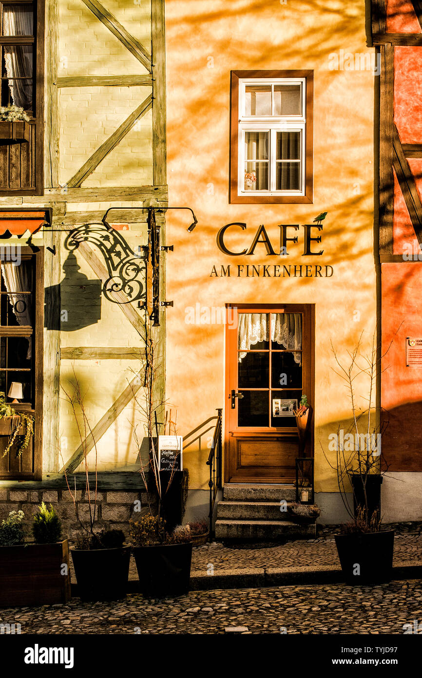 Quedlinburg Cafe Stock Photos & Quedlinburg Cafe Stock Images Alamy