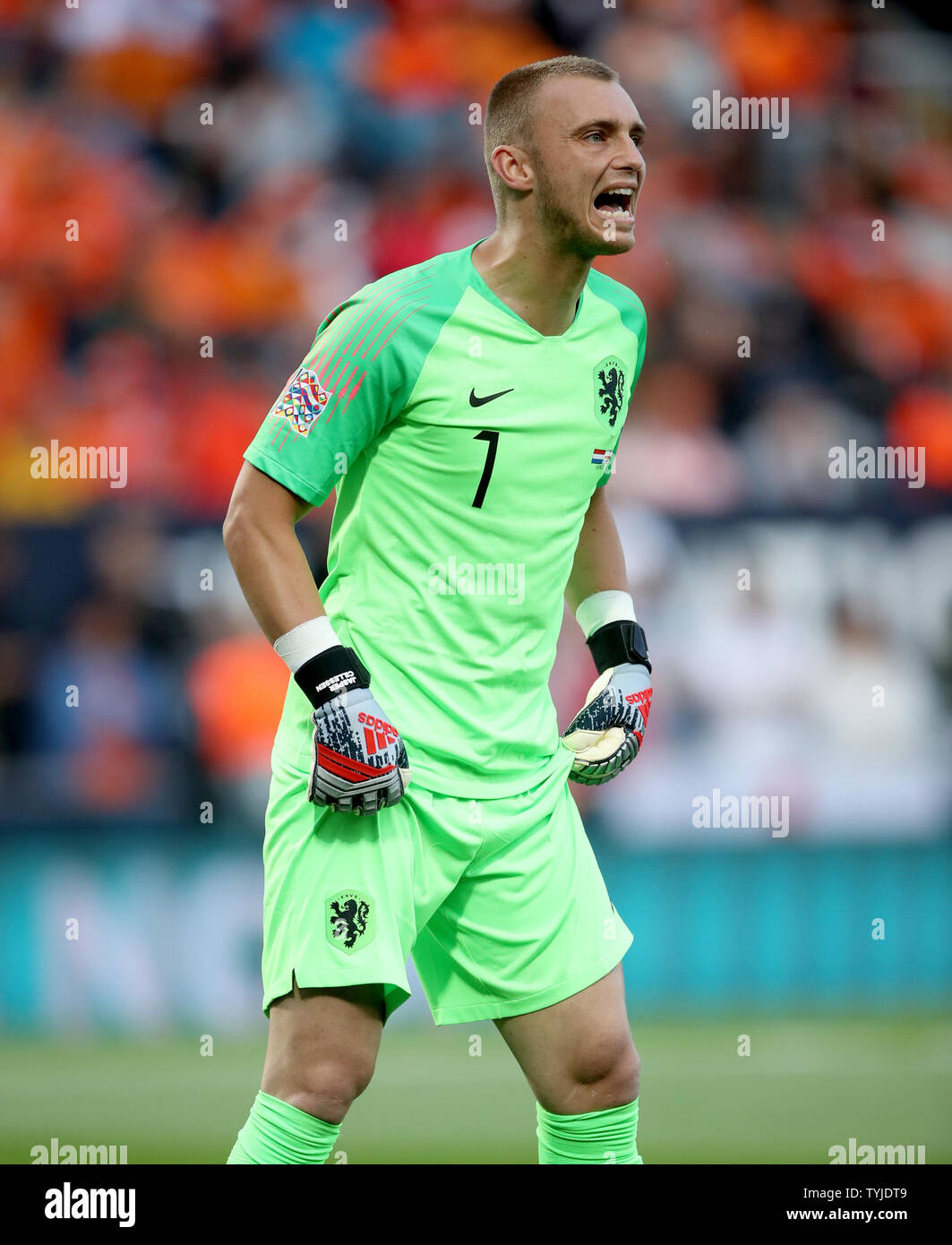 Netherlands goalkeeper Jasper Cillessen Stock Photo