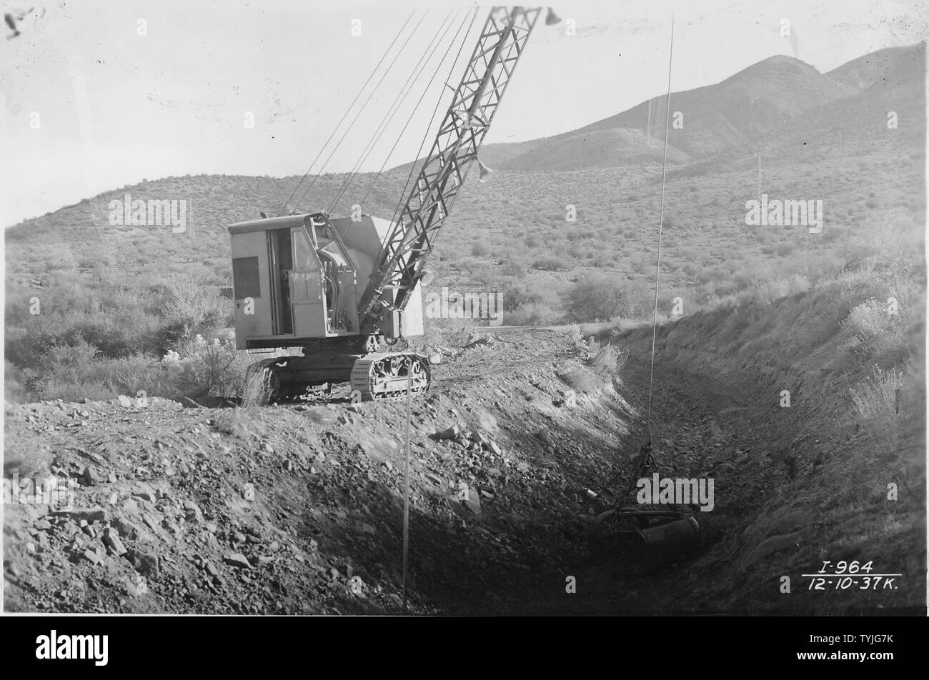 Salt River Power Canal Typical canal excavation and cleaning