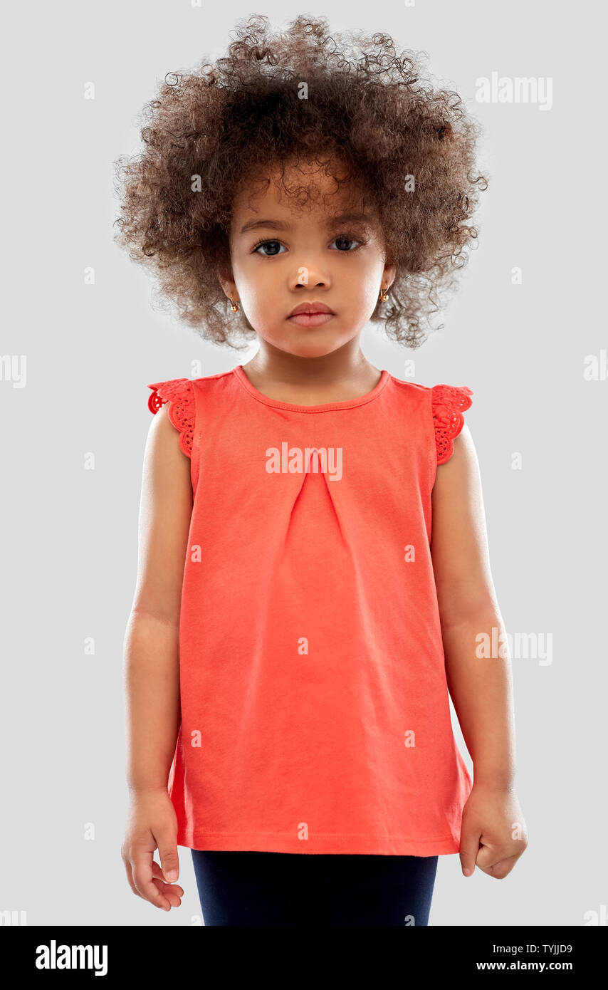Sad african black girl hi-res stock photography and images - Alamy