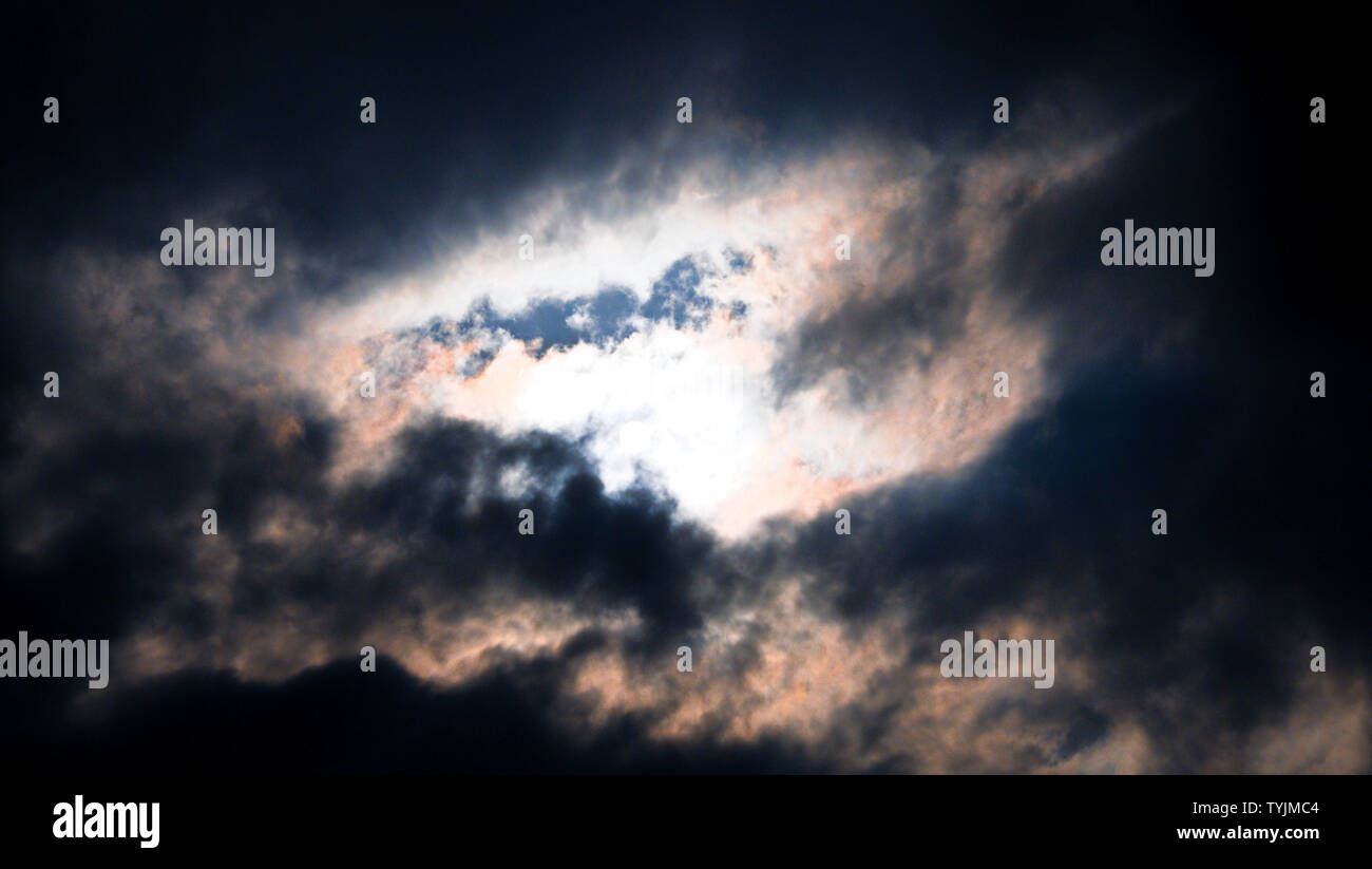 Mysterious sky Stock Photo