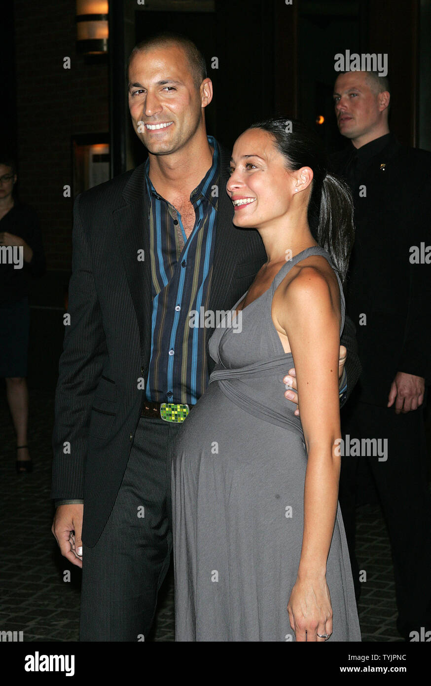 Nigel Barker and wife arrive for the premiere of "Battle in Seattle" at the  Tribeca Grand Hotel in New York on September 17, 2008. (UPI Photo/Laura  Cavanaugh Stock Photo - Alamy