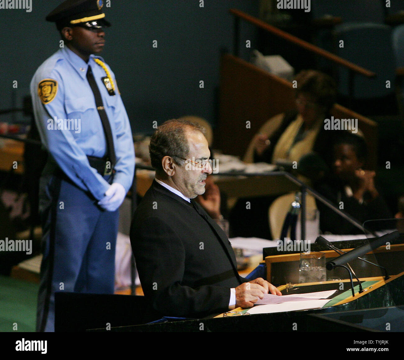 Jose Ramos-Horta, President of Timor-Leste addresses 63rd session of the  General Assembly at the UN on September 25, 2008 in New York City. (UPI  Photo/Monika Graff Stock Photo - Alamy
