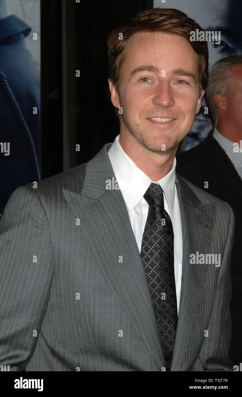 Actor Edward Norton attends the New York premiere of his film “Pride