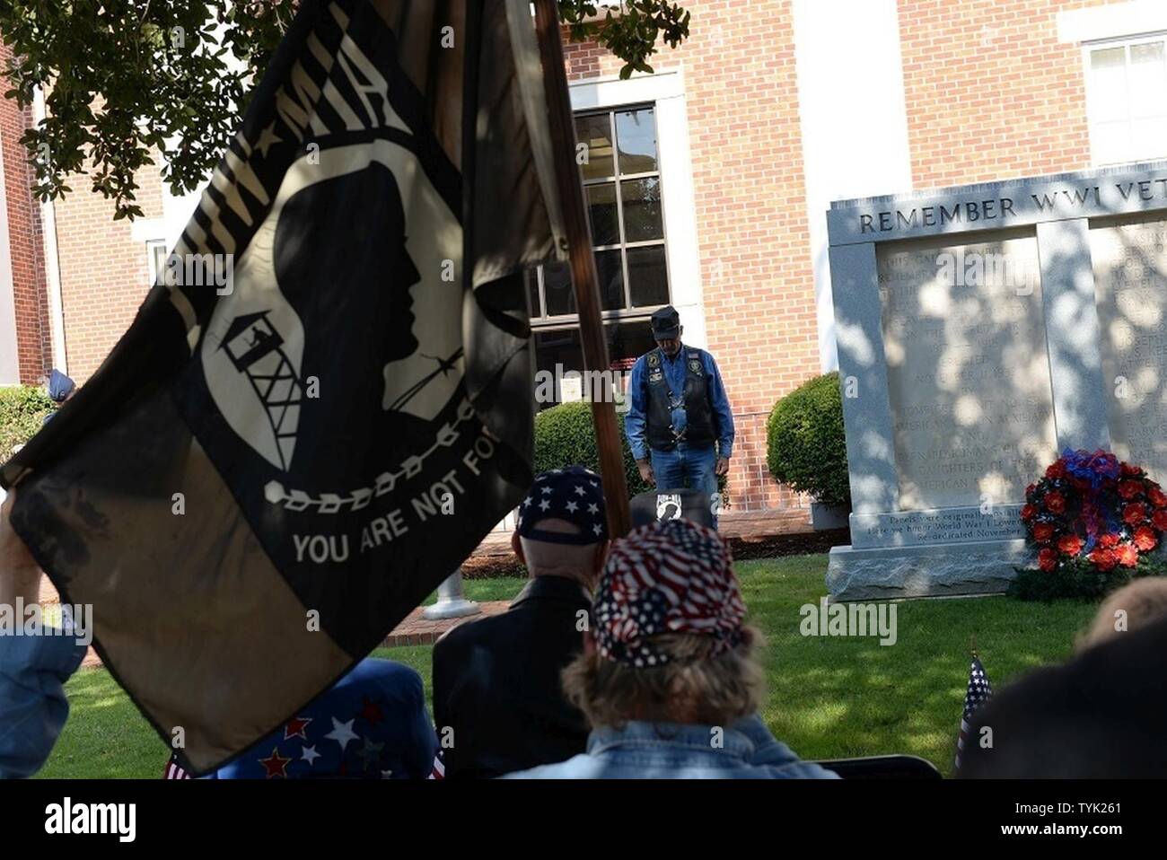 Veterans day empty chair