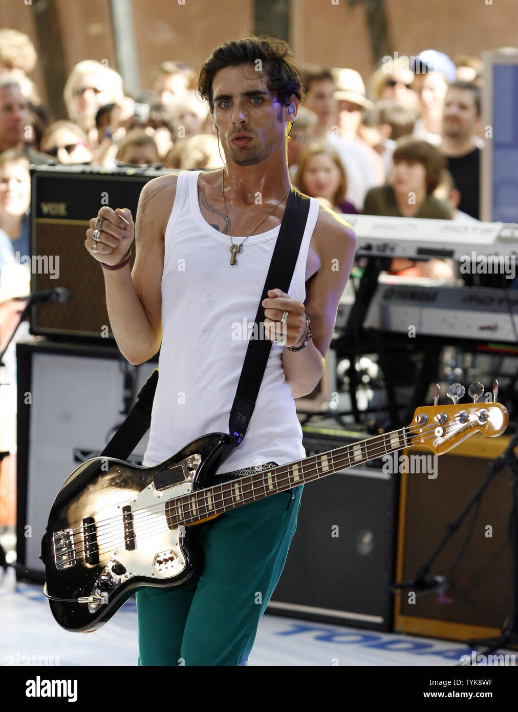 Tyson Ritter and The AllAmerican Rejects perform live on the NBC Today Show live from