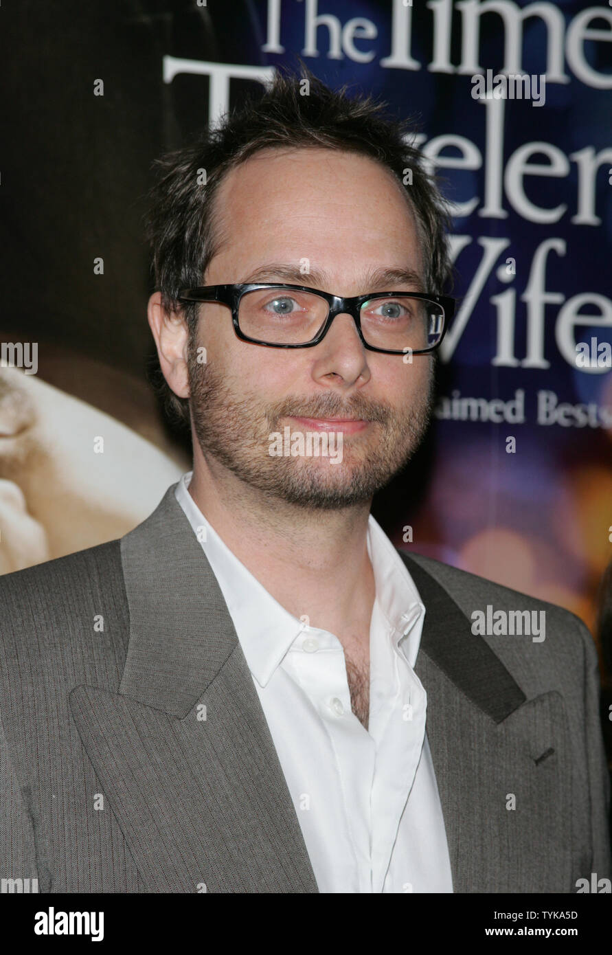 Director Robert Schwentke arrives for the premiere of 'The Time Traveler's Wife' at the Ziegfeld Theatre in New York on August 12, 2009.       UPI Photo/Laura Cavanaugh Stock Photo