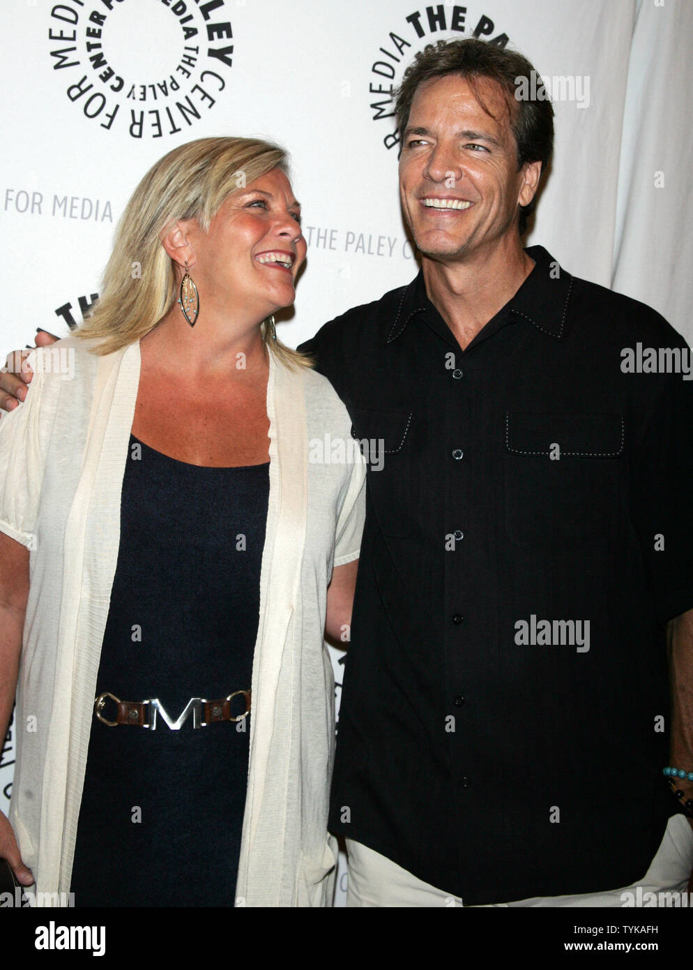 Bradley Cole and Kim Zimmer arrive for the Goodbye to "Guiding Light