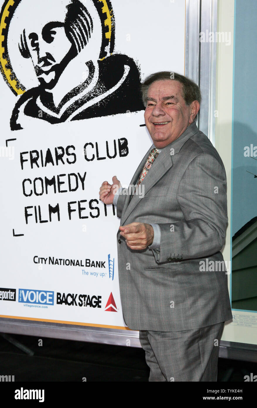 Freddie Roman arrives for the Friars Club Comedy Film Festival premiere of 'A Serious Man' at the Ziegfeld Theater in New York on September 24, 2009.       UPI /Laura Cavanaugh Stock Photo