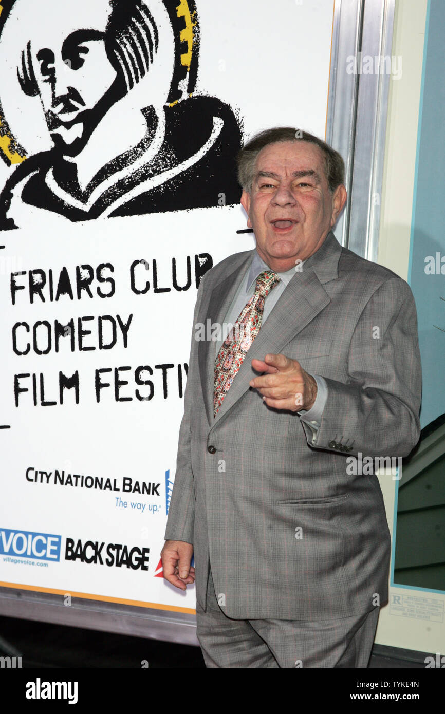 Freddie Roman arrives for the Friars Club Comedy Film Festival premiere of 'A Serious Man' at the Ziegfeld Theater in New York on September 24, 2009.       UPI /Laura Cavanaugh Stock Photo