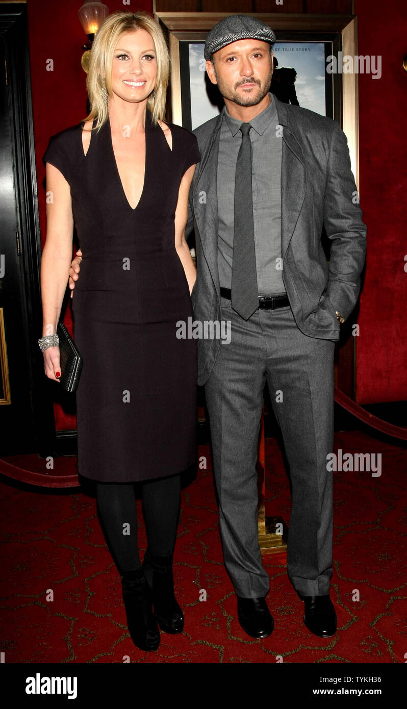 Tim McGraw, who acts in “The Blind Side,” is joined by his wife Faith