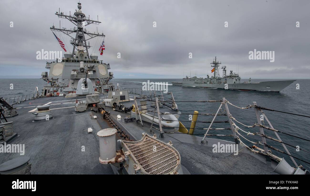 ATLANTIC OCEAN (June 24, 2019) - The Arleigh Burke-class guided-missile ...