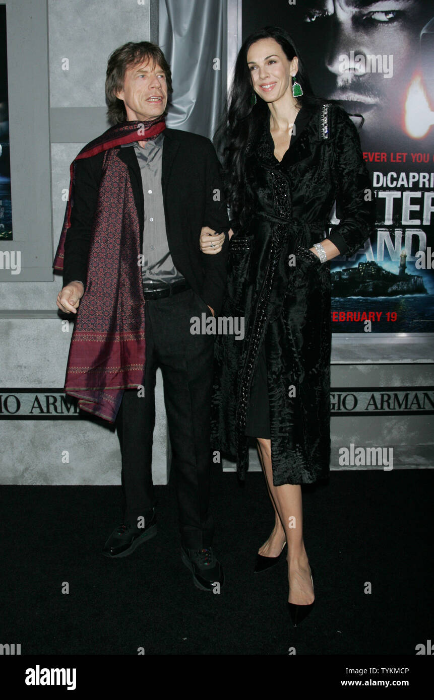 Mick Jagger arrives for the premiere of "Shutter Island" at the