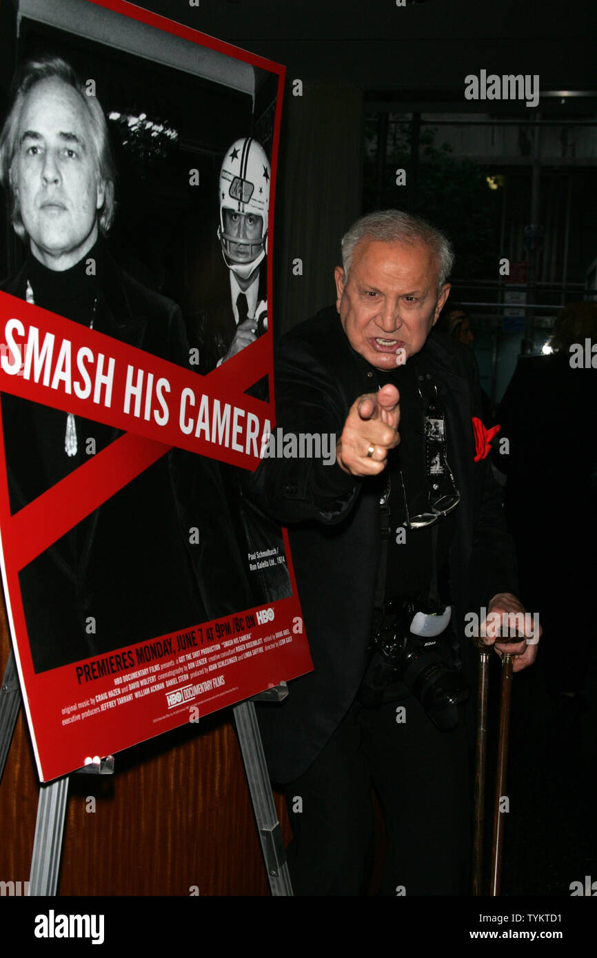 Ron Galella attends the Premiere of his new documentary film "Smash His