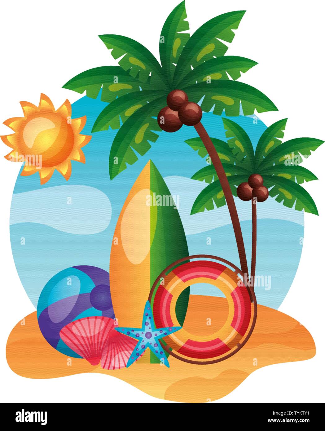 summer time holiday Stock Vector Image & Art - Alamy