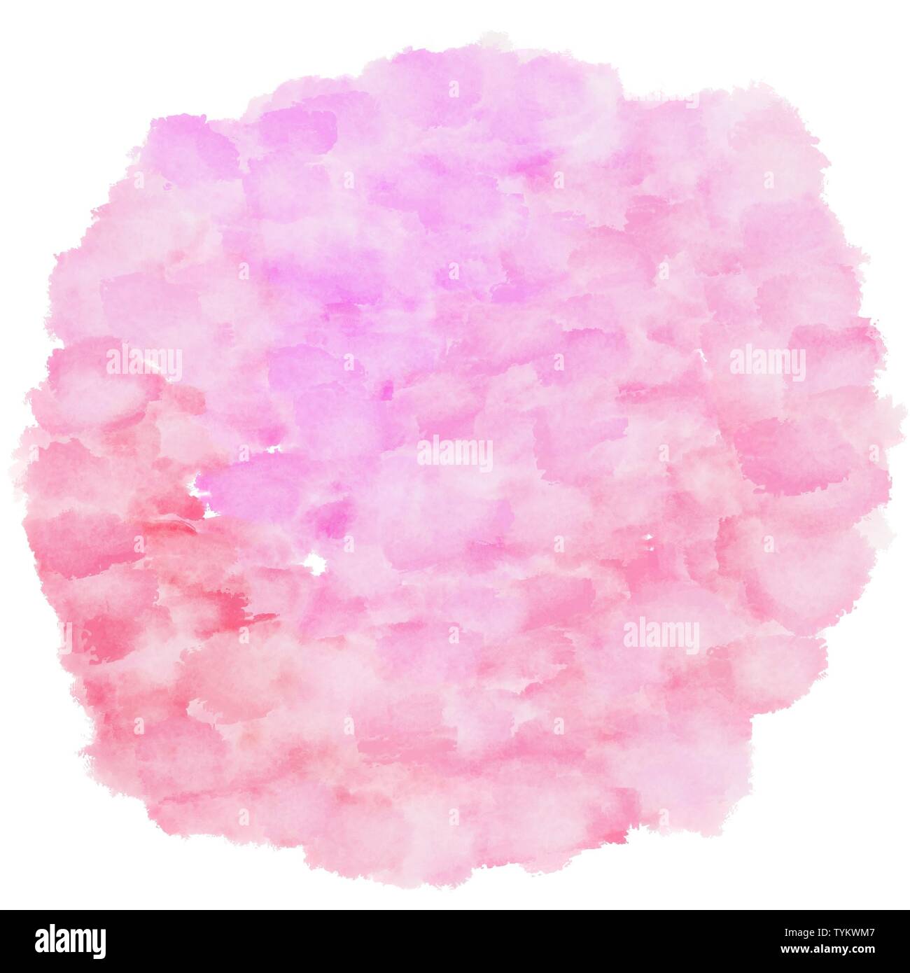 Watercolor Pink Pastel Pink And Pastel Magenta Color Circular