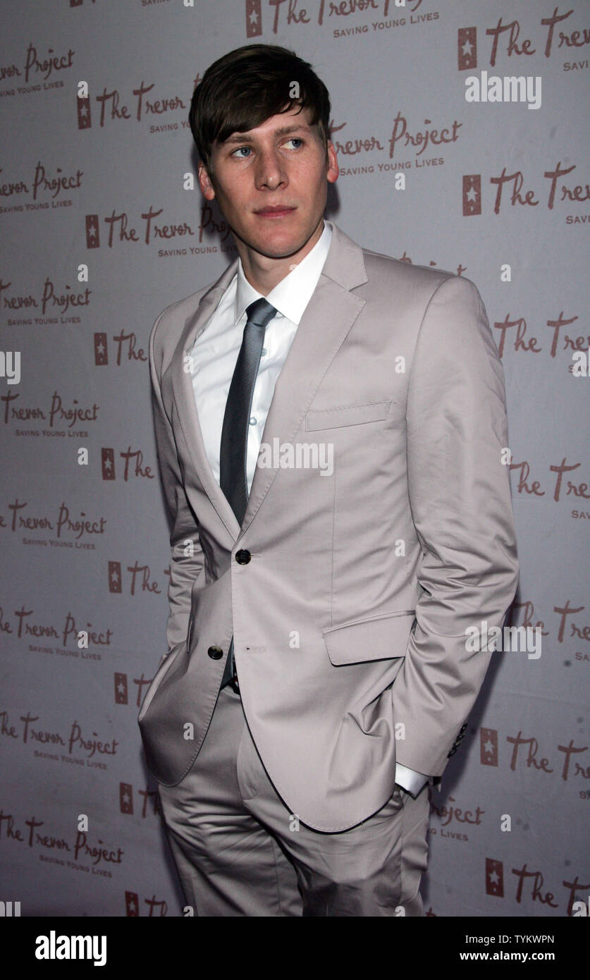 Dustin Lance Black arrives at the 10th Annual Trevor Project New York ...