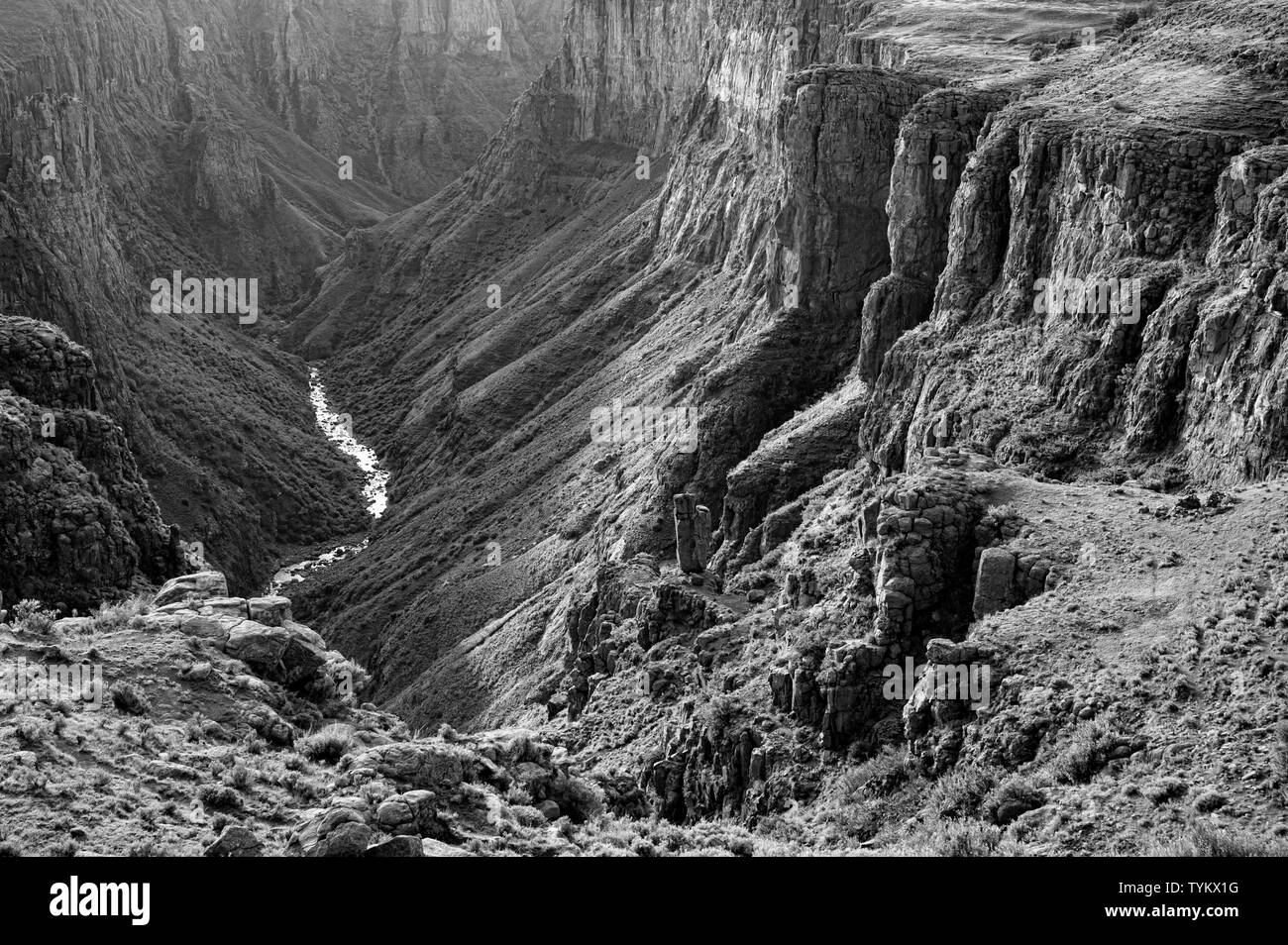 Africa; Southern Africa; Maseru District; Lesotho; Semonkong; Stock Photo