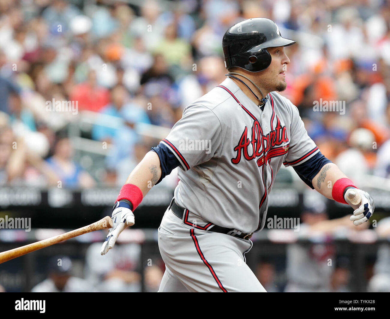 10 July, 2010: Atlanta Braves closing pitcher Billy Wagner (13