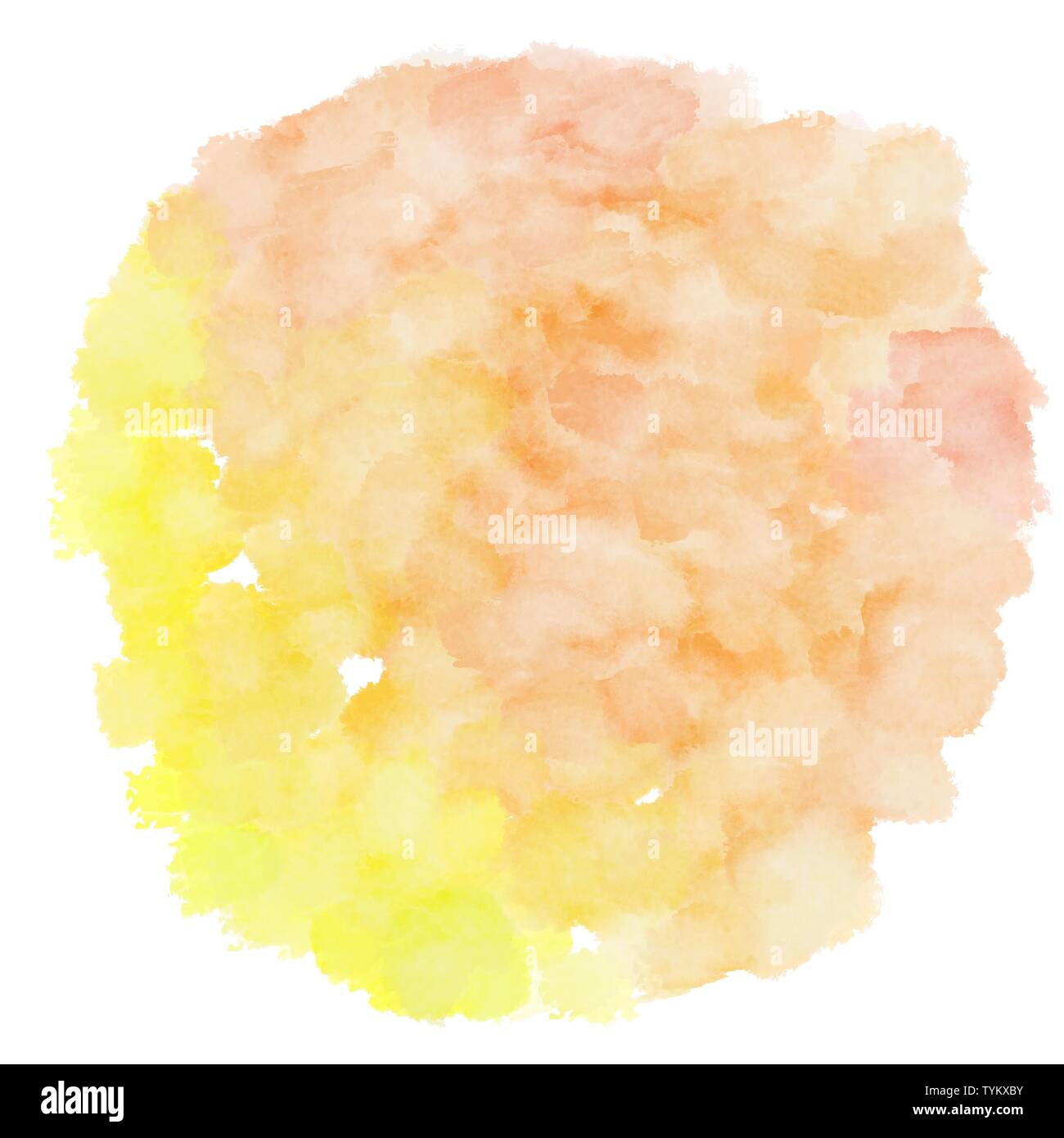 watercolor skin, khaki and bisque color. circular painting graphic ...