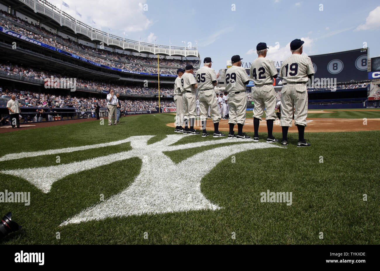 New York Yankees enjoy Old-Timers' Day at Stadium
