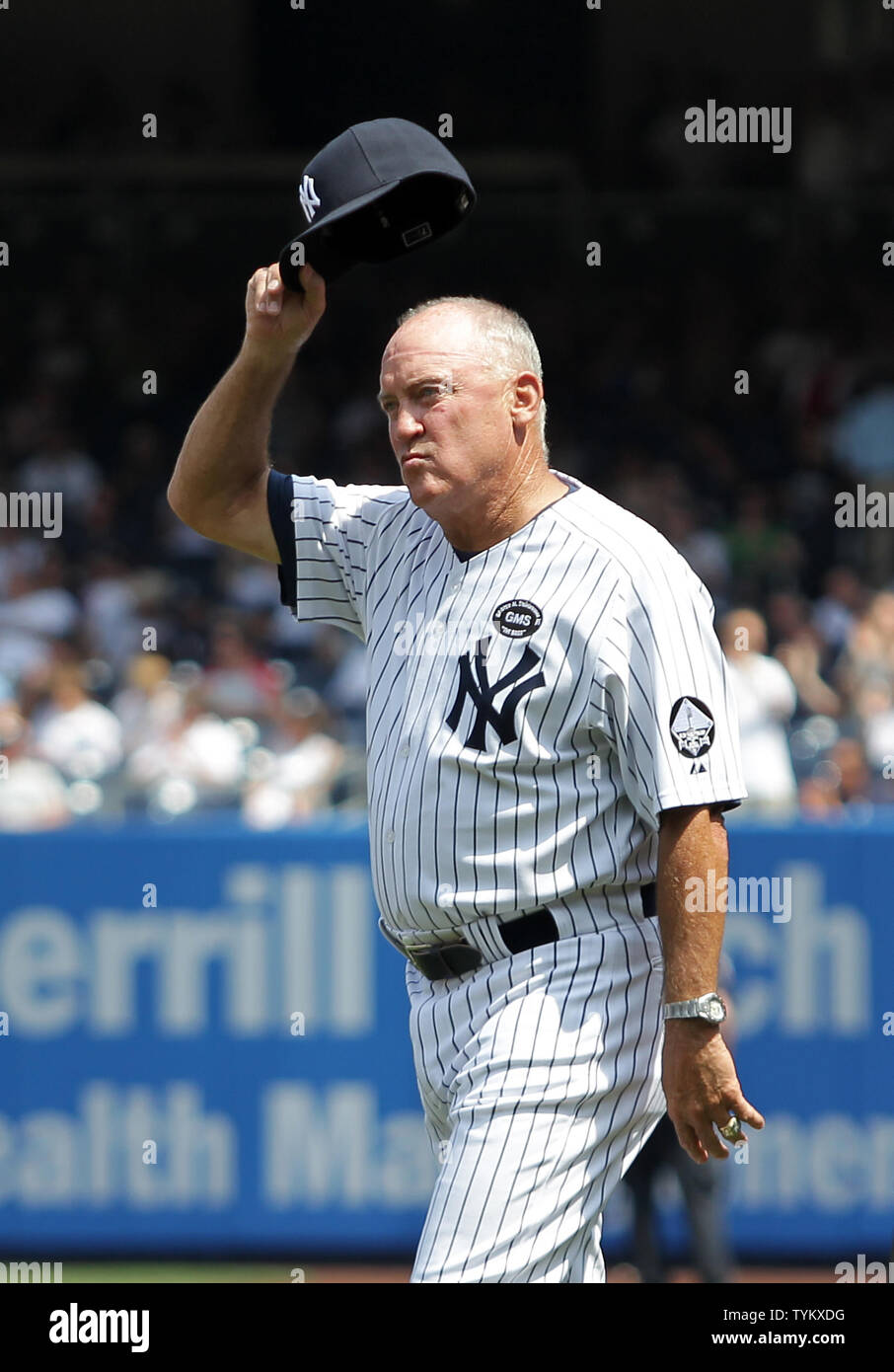 New York Yankees legend Graig Nettles is introduced at New York