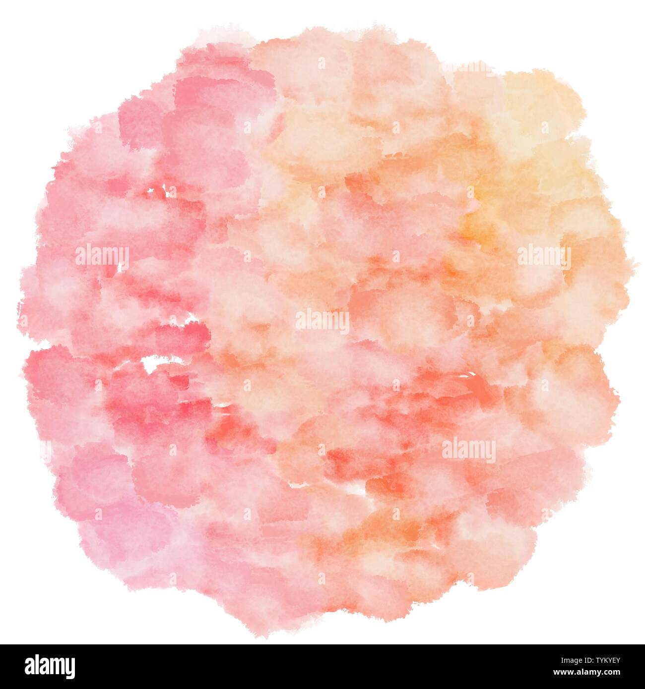 Baby Pink Light Salmon And Salmon Watercolor Graphic Background