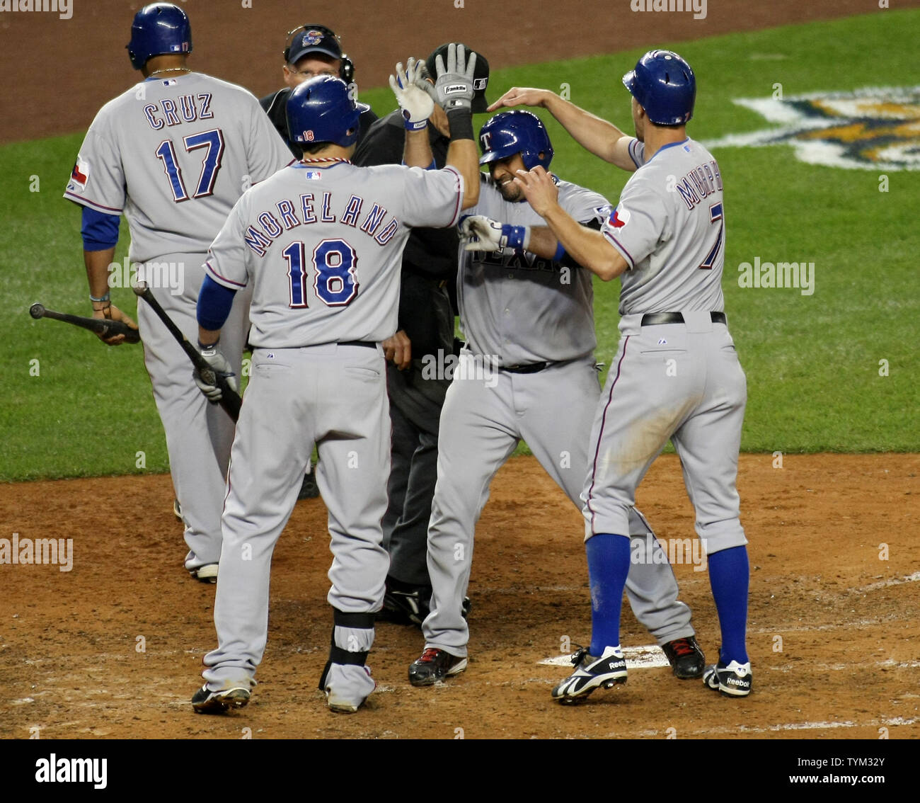 Texas rangers mitch moreland new hi-res stock photography and images - Alamy