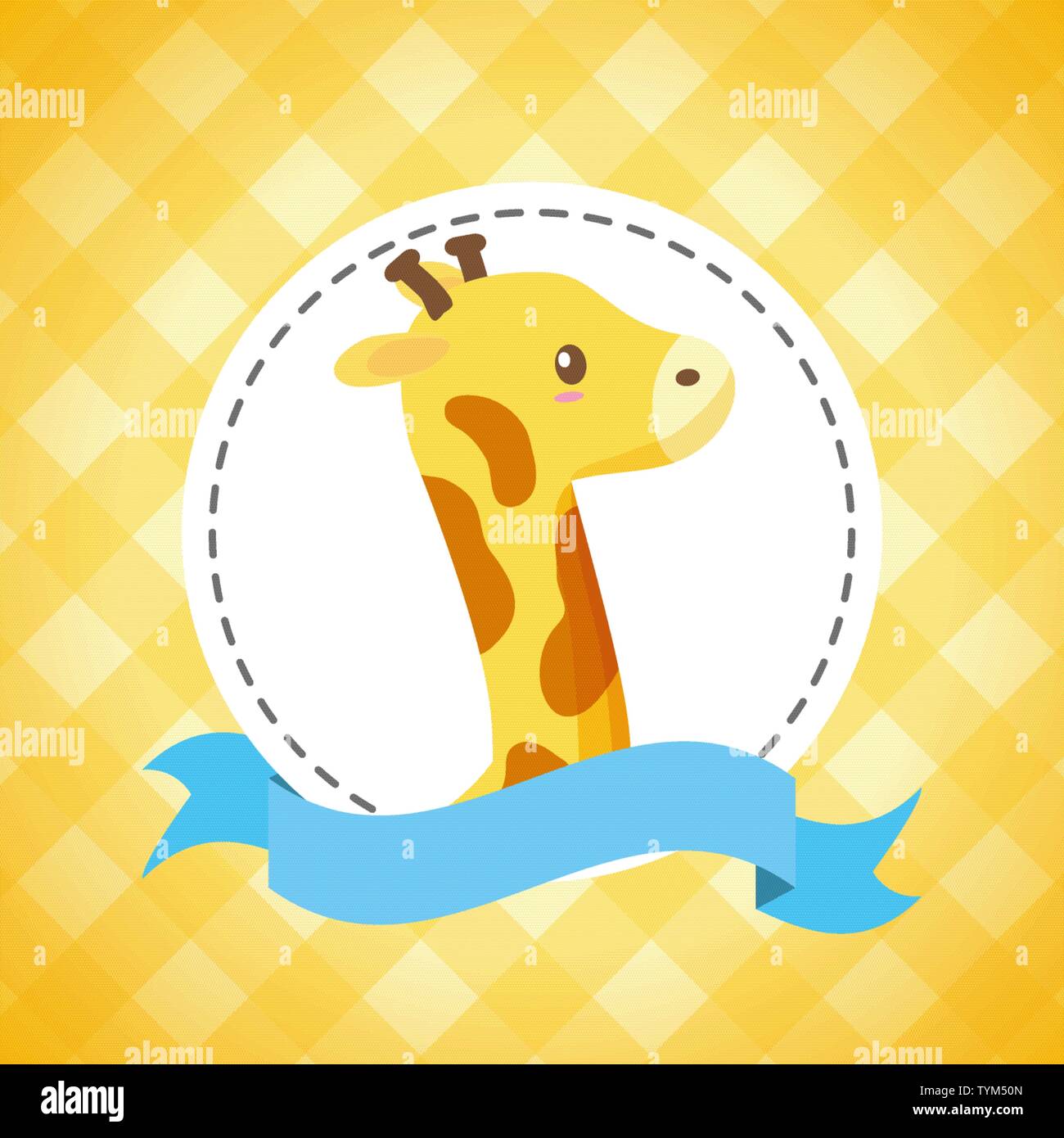toy giraffe baby shower card Stock Vector Image & Art - Alamy