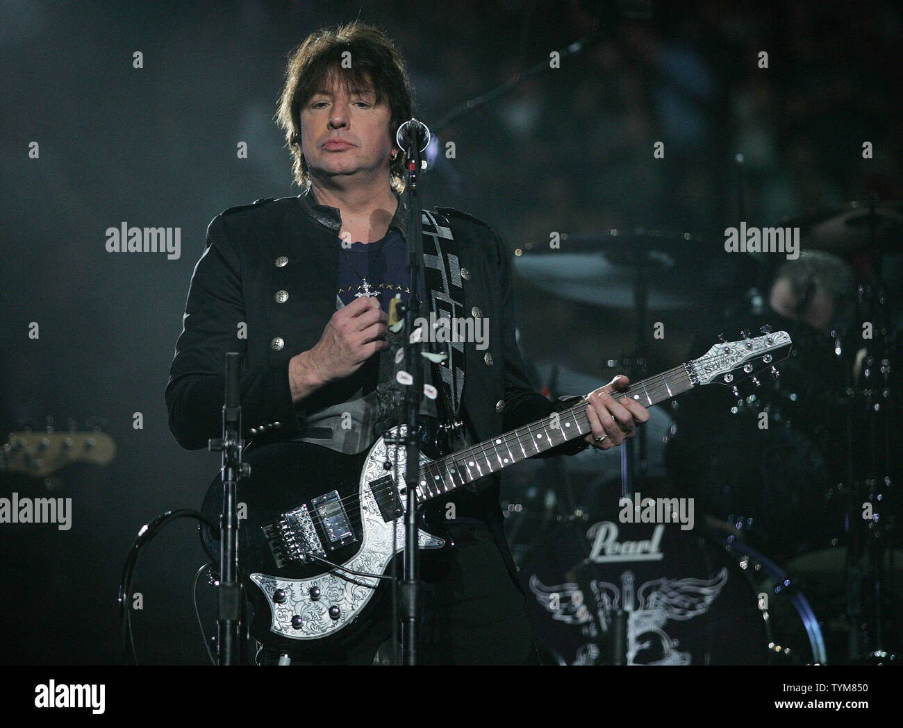 Bon Jovi performs in concert at Madison Square Garden in New York on