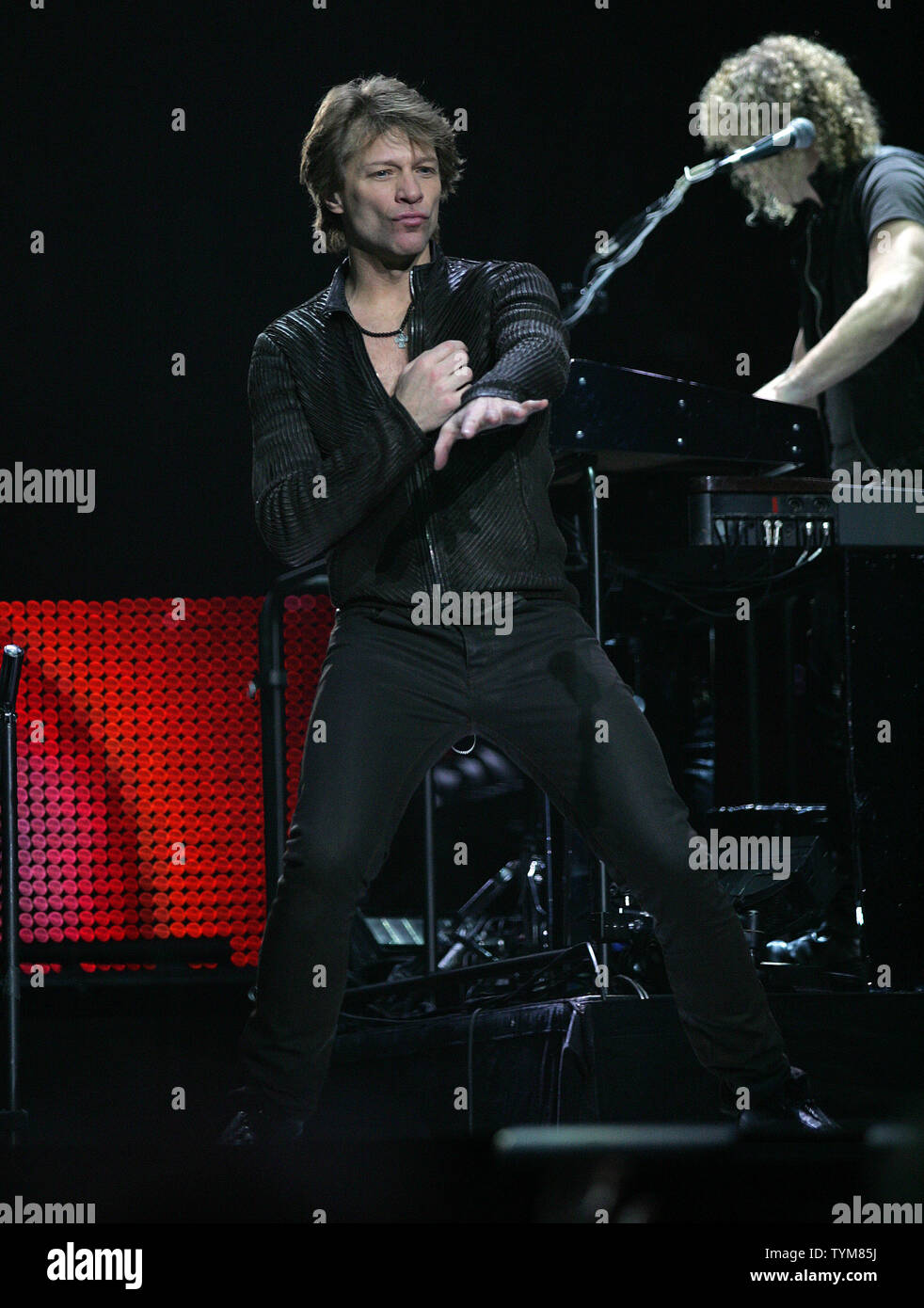 Bon Jovi performs in concert at Madison Square Garden in New York on ...