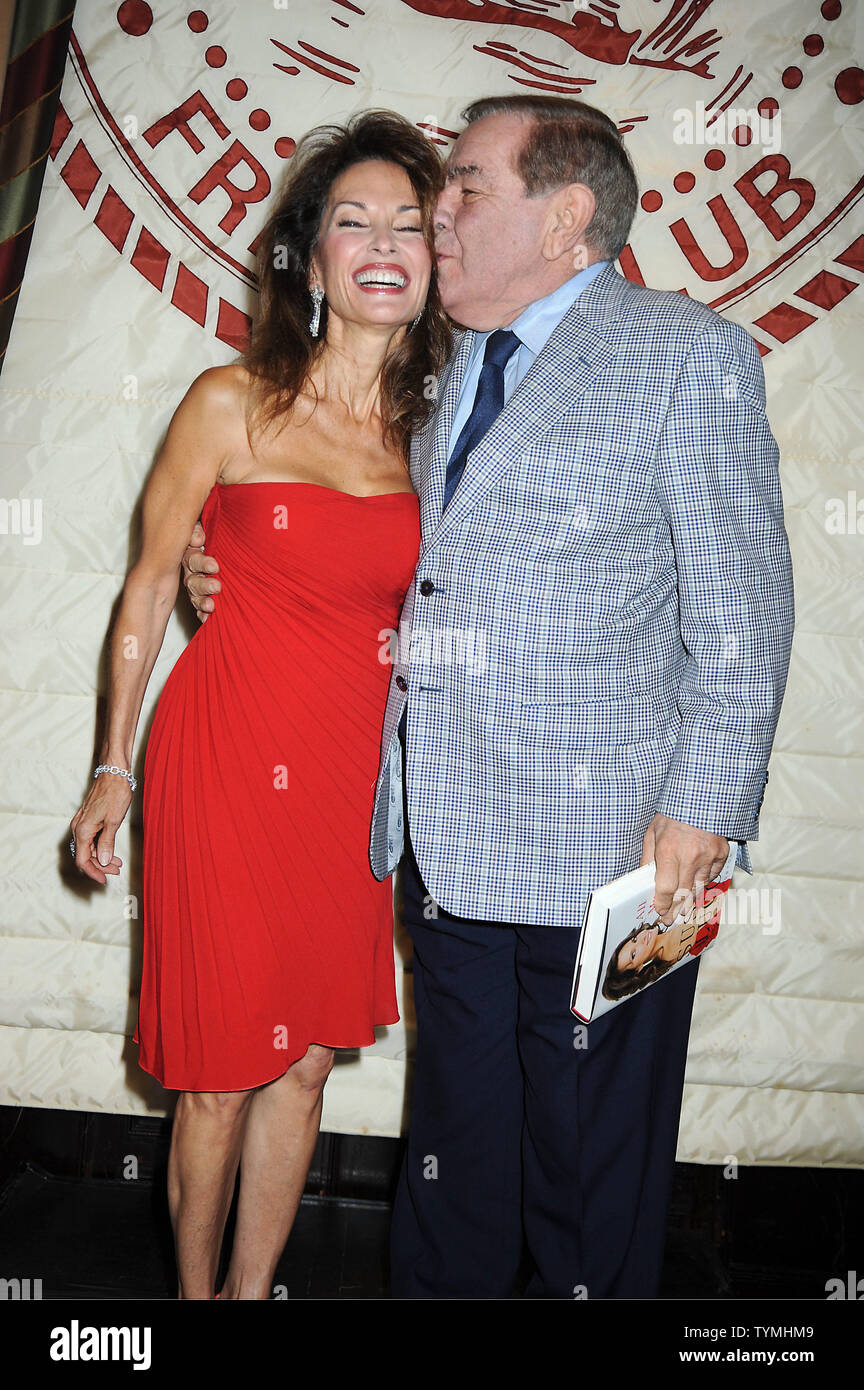 Susan Lucci and Freddie Roman appearing at the Friar's Club for a Book Warming for her book ' All My Life' on September 7, 2011 in New York City. UPI/ Robin Platzer Stock Photo