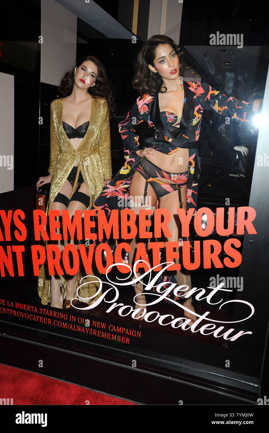 Models in the window of Agent Provocateur appears at Fashion's Night Out on  Madison on September 8, 2011 in New York City...UPI/Robin Platzer Stock  Photo - Alamy