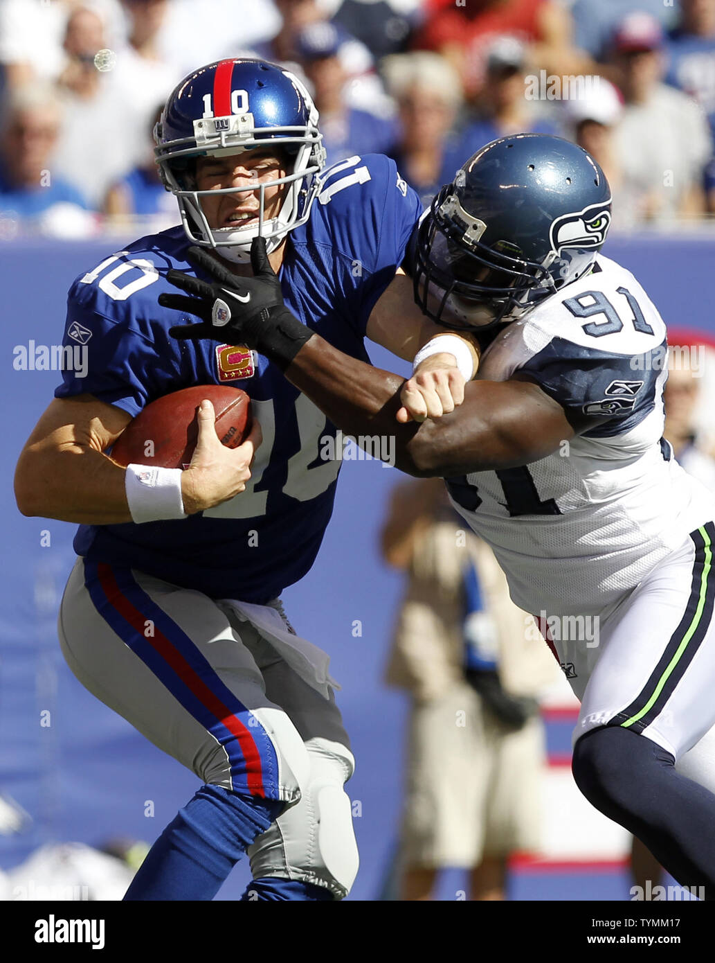 Dallas Cowboys quarterback Tony Romo rolls out of the pocket in the second  quarter against the New York Jets in week 1 of the NFL season at MetLife  Stadium in East Rutherford, New Jersey on September 11, 2011. UPI /John  Angelillo Stock Photo - Alamy