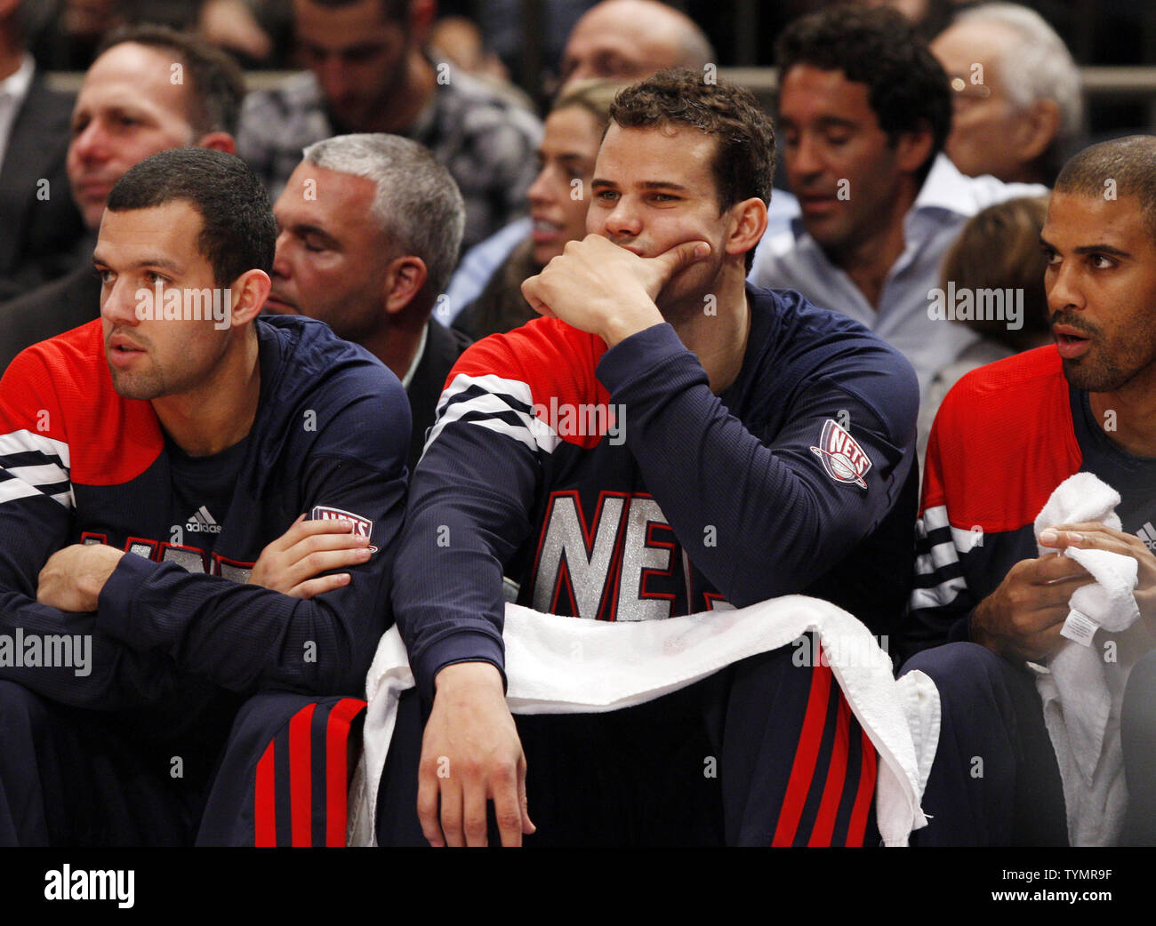 Photo: New Jersey Nets Kris Humphries at Madison Square Garden in New York  - NYP20111221115 