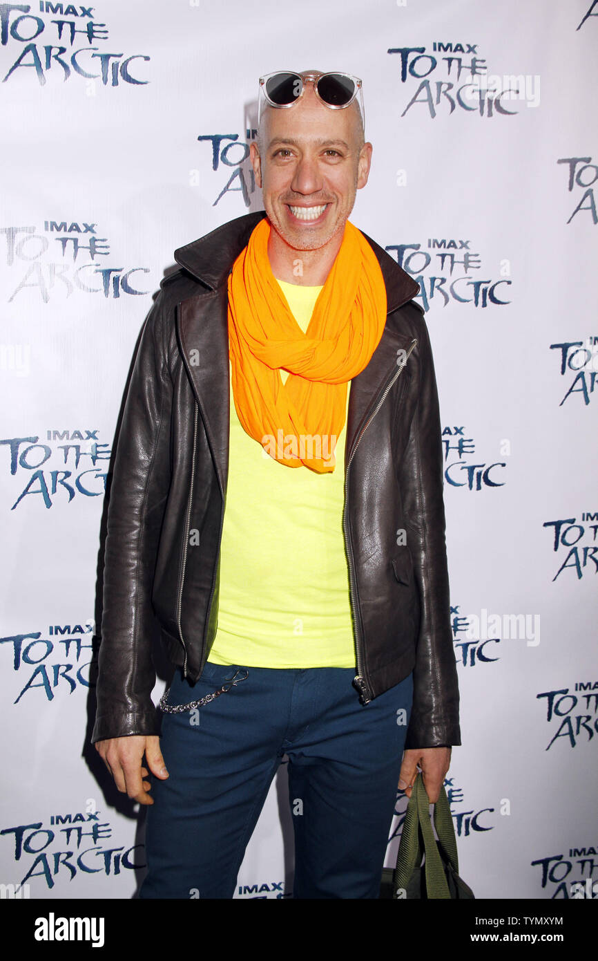 Robert Verdi arrives for the premiere of 'To The Arctic' at the AMC Lincoln Square IMAX Theatre in New York on April 10, 2012.       UPI /Laura Cavanaugh Stock Photo