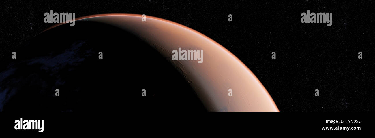 3d rendered illustration of the mars Stock Photo - Alamy