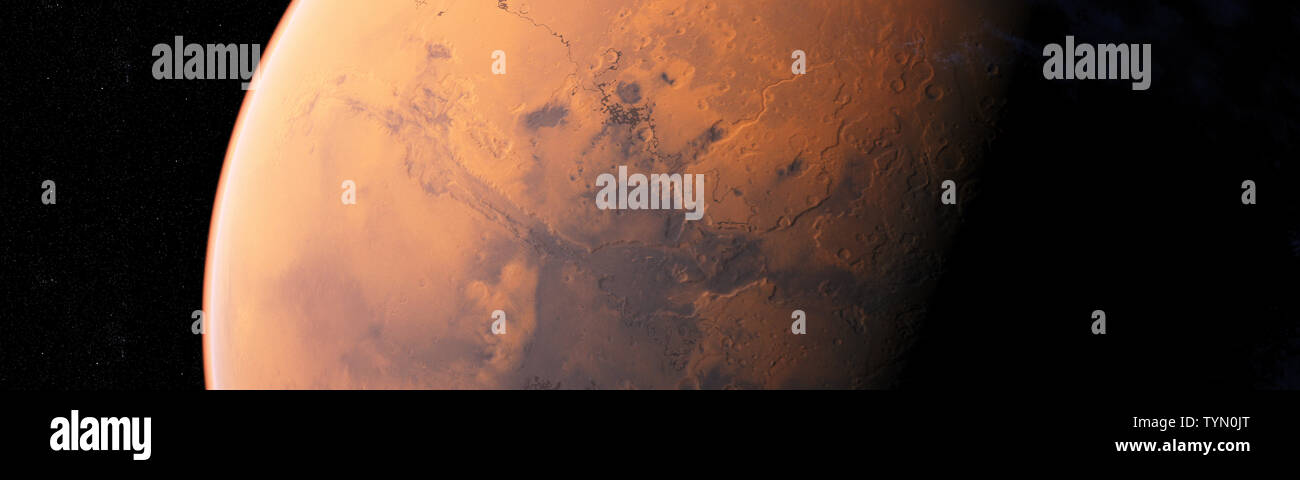 3d rendered illustration of the mars Stock Photo - Alamy