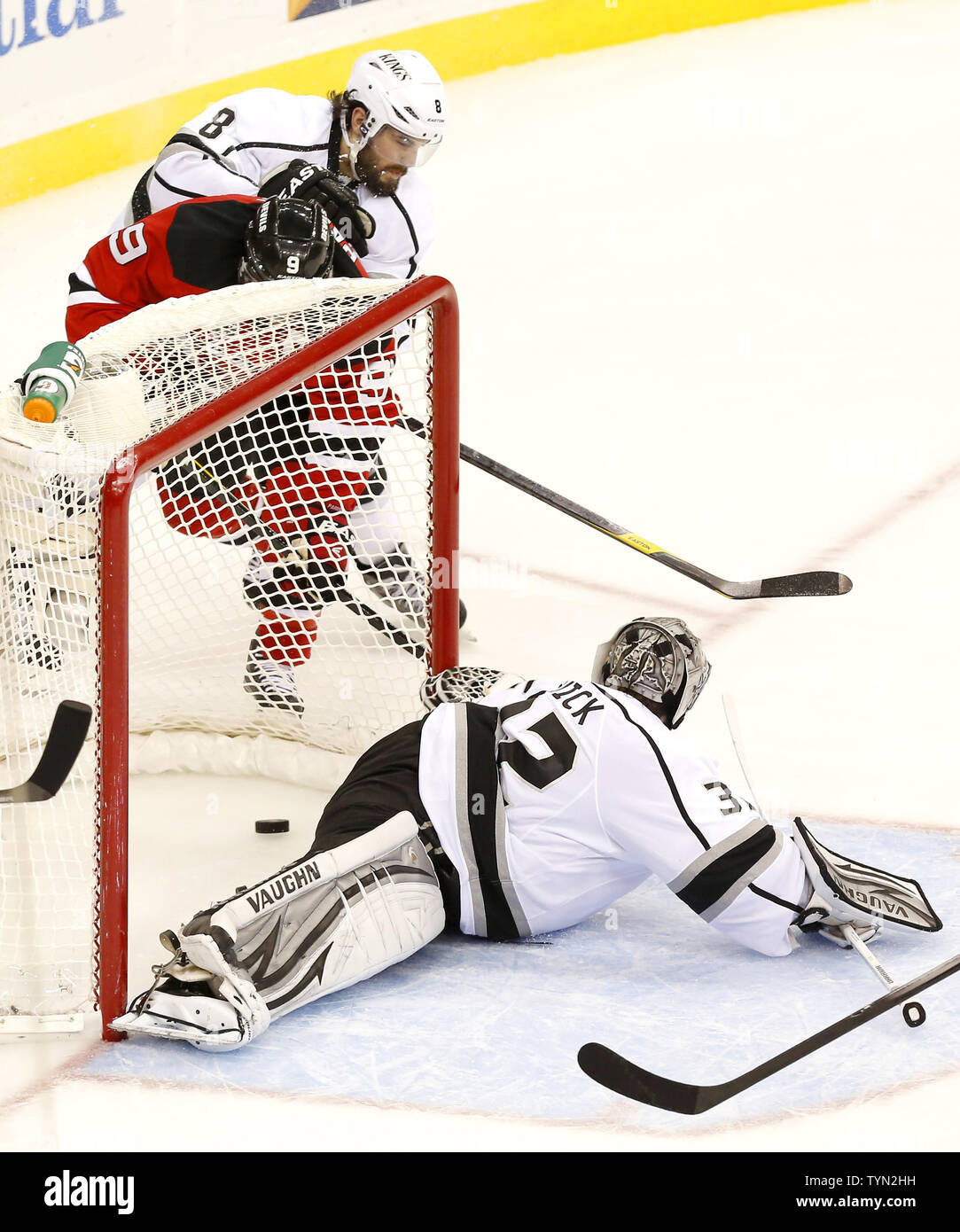 Jonathan Quick after first game as Kings goalie on Dec. 6, 2007 