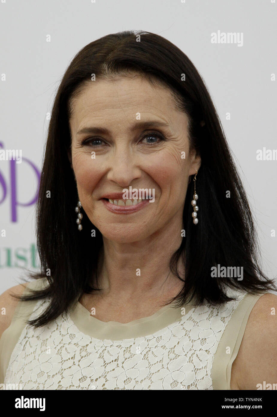 Mimi Rogers arrives on the red carpet at the world premiere of Columbia Pictures 'Hope Springs' at the SVA Theater in New York City on August 6, 2012.       UPI/John Angelillo Stock Photo